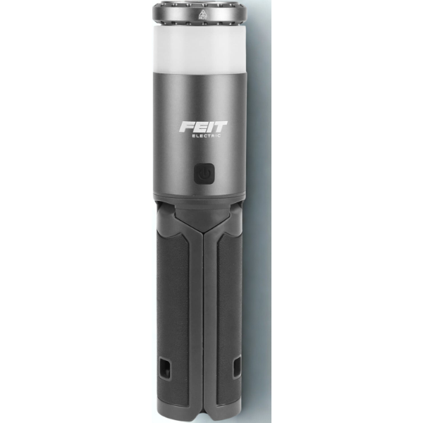 Feit Electric Portable LED Work Light with Tripod Stand, 1000 Lumens, Rechargeable Battery, USB Type-C Charging, Adjustable Spotlight Head, Collapsible to Handheld Lantern, WORK1000/TRIPOD/BAT