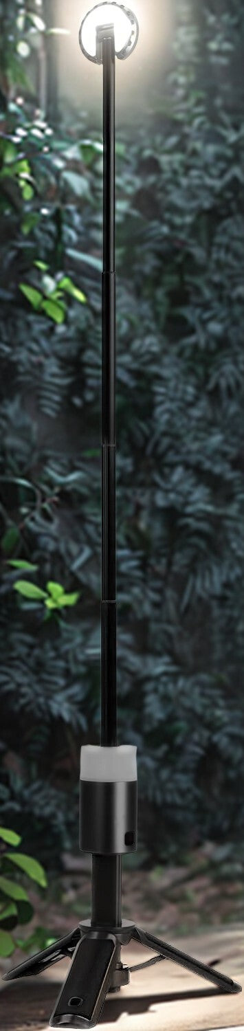 Feit Electric Portable LED Work Light with Tripod Stand, 1000 Lumens, Rechargeable Battery, USB Type-C Charging, Adjustable Spotlight Head, Collapsible to Handheld Lantern, WORK1000/TRIPOD/BAT