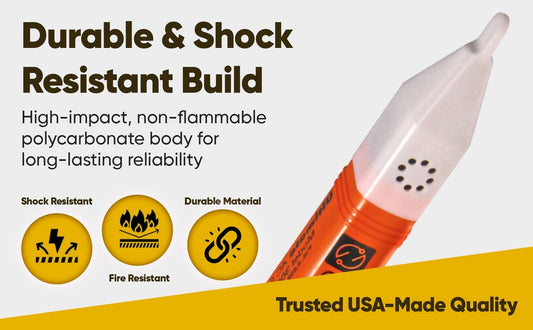 Ultimate AC Sensor 3000 Ultimate AC Sensor - Compact Non-Contact Voltage Detector, 50-1000VAC, CAT IV Certified, Made in USA, Electrician Tools, Volt Meter, Outlet & Circuit Tester, Pen Sized Design