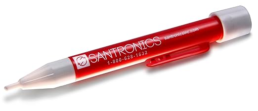 Santronics AC Sensor 3115 AC Voltage Sensor - Compact Non-Contact Voltage Detector, 50-1000VAC, CAT IV, Made in USA, Electrician Tools, Volt Meter, Outlet & Circuit Tester, Pen Sized Design, 1-Year Warranty